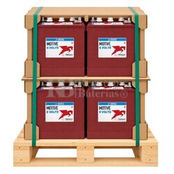 Pack 4 bater�as TROJAN J305G-AC | 6 Voltios 350 Amperios